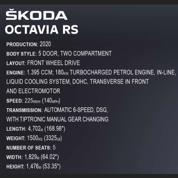 Skoda Octavia RS - Executive Edition 24342 Kl. 1:12